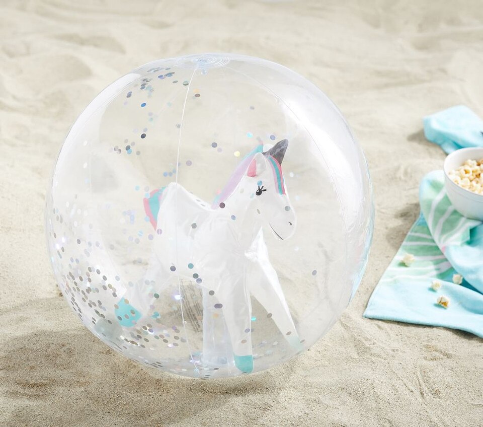 unicorn beach ball